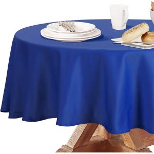 Oil Proof Heavyweight Plastic Tablecloths Round Shape With Minimal Transparency