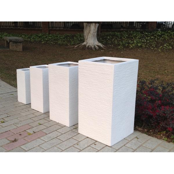 5-6 Years Outdoor Life Quadrate Fiber Clay Planter Long-lasting