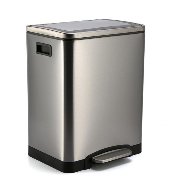 Buy 20L Sanitary Waste Bins , KWS Stainless Steel Pedal Bin at wholesale prices