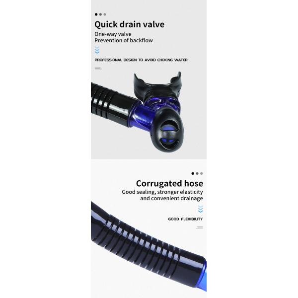 PVC Frame Youth Diving Scuba Swimming Snorkel Mask Set Eco Friendly