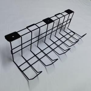 China 0.36kg Under Desk Cable Management Tray Metal Wire Cord Organizer Functional Design on sale