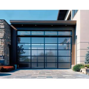 Modern Design Style Water Tightness Class 3 Transparent Glass Sectional Garage