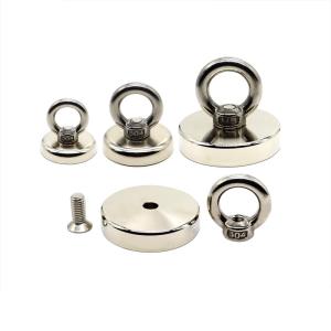Quality High Strength Neodymium Eyebolt Magnet Customization Pull Force for sale