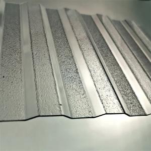 Polycarbonate Translucent Roof Sheeting Customizable Fiber Resin Corrugated