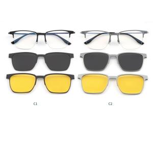 Magnetic Pure Titanium Aluminum Optical Frame Universal Set Frame