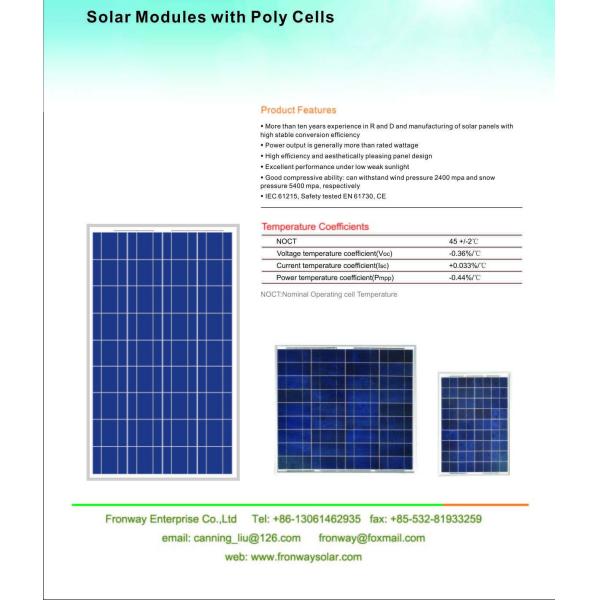 Buy polycrystalline solar panel solar module with high quality at wholesale prices