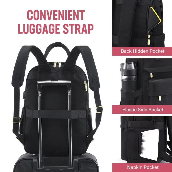 Breathable Design Backpack School Bag Nylon Material With Waist Strap ODM