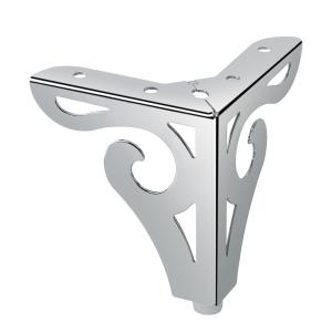 120mm high glossy shiny furniture legs golden color metal sofa legs SL-086