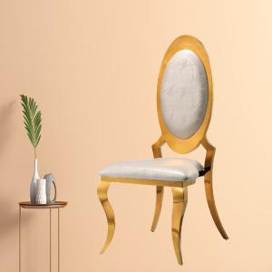 Gold Stainless Steel Wedding Banquet Chair For Restaurant Hotel