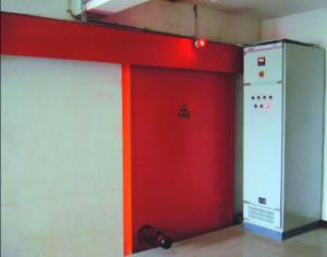 China Customized Anti Radiation Lead Door Steel Frame For Industrial NDT on sale