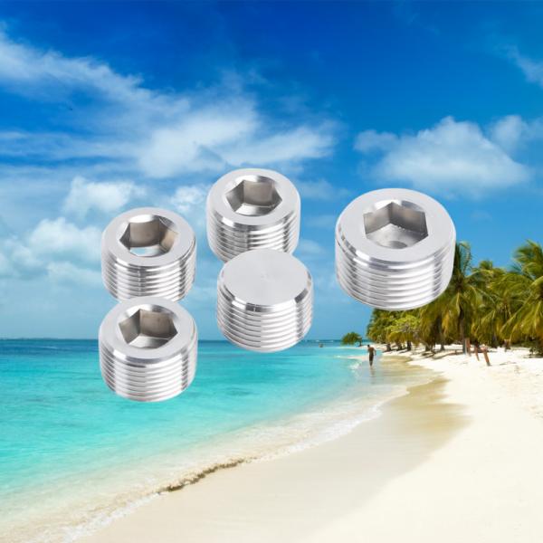 ZINC Plated Hydraulic Screw Hexagon Socket Pipe Plug Tapered Thread M8 M10 DIN906 for Industrial Pipe Connections