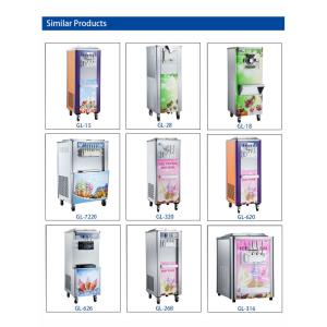 Industrial Soft Ice Cream Machine with R22/R404A Refrigerant