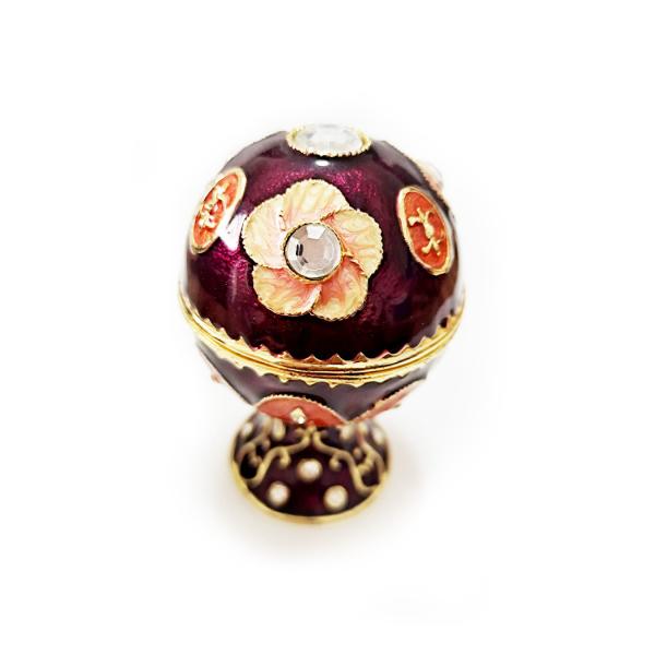 Faberge Egg Trinket Box Faberge Egg Trinket Box Egg Shaped Jewelry Box for Women Egg Trinket Box Gift Birthday Gifts