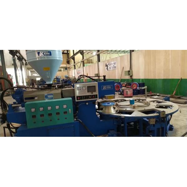 6 Stations Single Color PVC Airblowing Machine