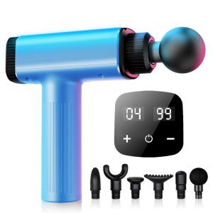 LCD Display 30 Speeds Quiet Fascia Muscle Massage Gun