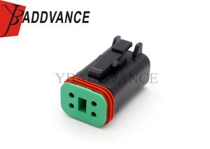 Quality DT06-4S-P012 DT 4 Way Deutsch Plug Connector Black for sale