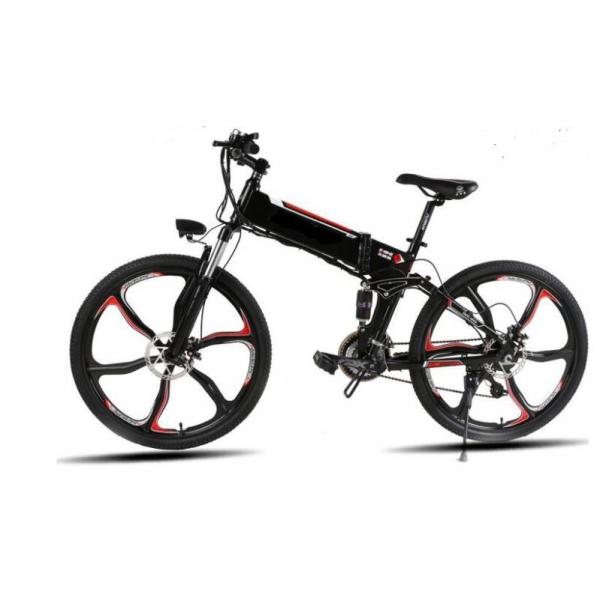 Buy 7 Speed 500w Folding Electric City Bike With Luggage Trunk at wholesale prices