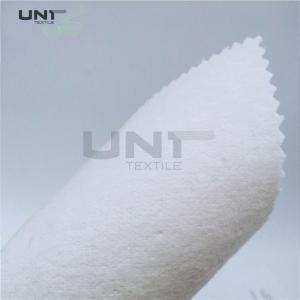 Necktie Anti Shrink Polyester Wool Woven Interlining For Men