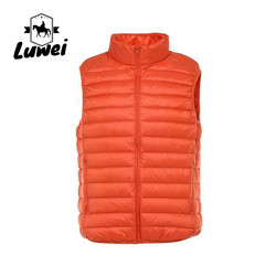 Wholesale Customs Logo Fashion Winter Lightweight Utility Gilet Casual Waistcoat