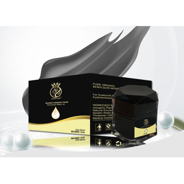 12 Color Options Organic Microblading Pigment , 5ml Permanent Eyebrow Pigment Ink
