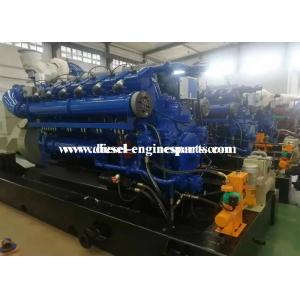 Nature Gas 1500kw Diesel Generator Set Mitsubishi Open Type
