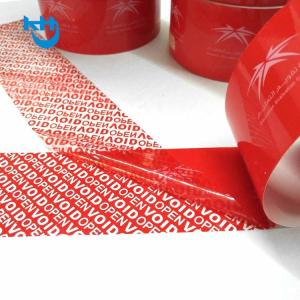 Tamper Evident Security Adhesive Tape Anti Counterfeiting Void Label Tape
