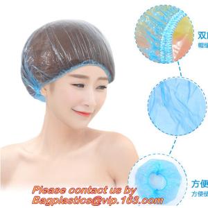 LDPE/HDPE customized plastic PE hotel disposable shower cap,eco biodegradable