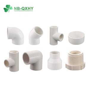 PVC UPVC Pipe Tee Sch40 Fittings Water Supply Joint Customized Request UV