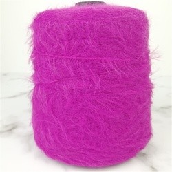 FLUFFY DYED NYLON EYELASH FEATHER YARN FOR KNITTING SWEATER