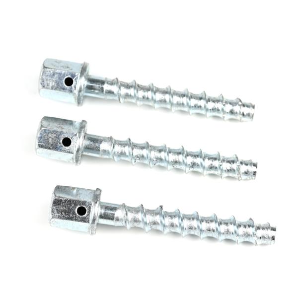 Rail Traffic M10 80mm Plating Thread Rod Flange Hex Tornillos De Anclaje Concrete Screw Anchor For Heating Ventilation System