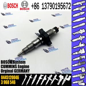China Diesel fuel Injector assembly common rail injector 0445120046 for diesel engine parts on sale