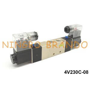 5 Way 3 Position 1/4'' AirTAC Type Solenoid Valve for Pneumatic Actuator 4V230C
