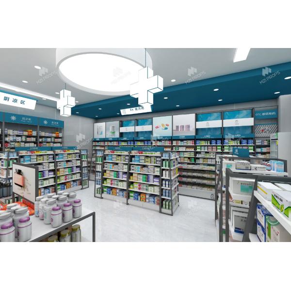 05-QWJYS Pharmacy Store Design With Avant-garde minimalist style