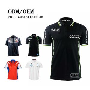 Customized Logo Racing T Shirts Breathable Sublimation F1 Polo Shirts for Pit