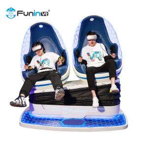 9d VR machine 3d headsets glasses 2 seats blue 9d cinema virtual reality