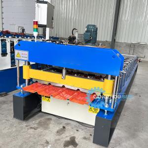 Gi 900mm Effective Width Steel Profile Ibr Roof Sheeting Roll Forming Machine