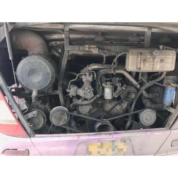 Yutong Second Hand Buses And Coaches Diesel 63 Seats 2013 Year LHD Purple