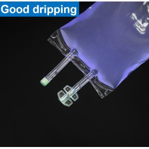 Transparent 100ml 250ml Disposable Infusion Bag With Two Ports