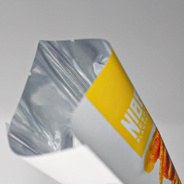 Digital Printing Customized Printed Plastic Aluminum Foil Bag Coffee Snack Three Side Sealed Bag Flat Pouch Back Sealed Bag