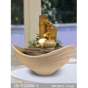 7 Inch Electric Bamboo Indoor Waterfall Fountain