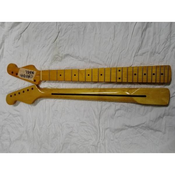 Custom Grand 22 Fret Roasted Maple Electric Guitar Neck for Handmade Tele Guitar Kits Gloss Finished with Bone Nut