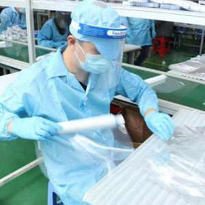 Hospital Medical Polycarbonate Face Shield , Anti Fog Face Shield Isolation