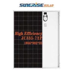 Cleaning Energy Poly 335 Watt Solar Cell Panels IP68 Waterproof