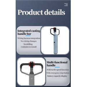 Hand Stacker 2T Load Capacity Electric Pallet Stacker Support After-sales