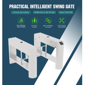 HCW Automatic Swing Barrier Turnstile Gate with 950mm Channel Width for 30–45