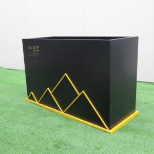 L1200xW500xH750mm Galvanized Metal Flower Pots