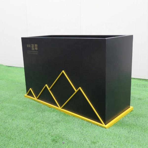 Buy L1200xW500xH750mm Galvanized Metal Flower Pots at wholesale prices