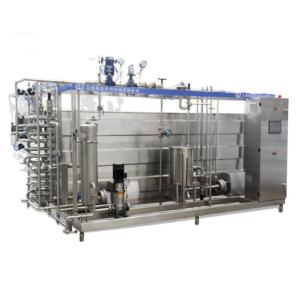 Steam Sterilization Milk Tube UHT Sterilizer Machine SUS304 Material