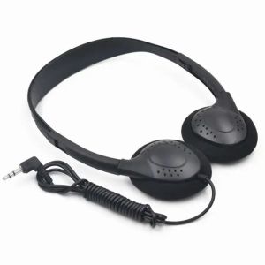 104±10%DB Sensitivity Customized Length Headband Headphones Wired Airline