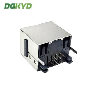 DGKYD52TE1166GWA1DY1008 6P6C RJ11 Connector 180° Vertical Interface Without